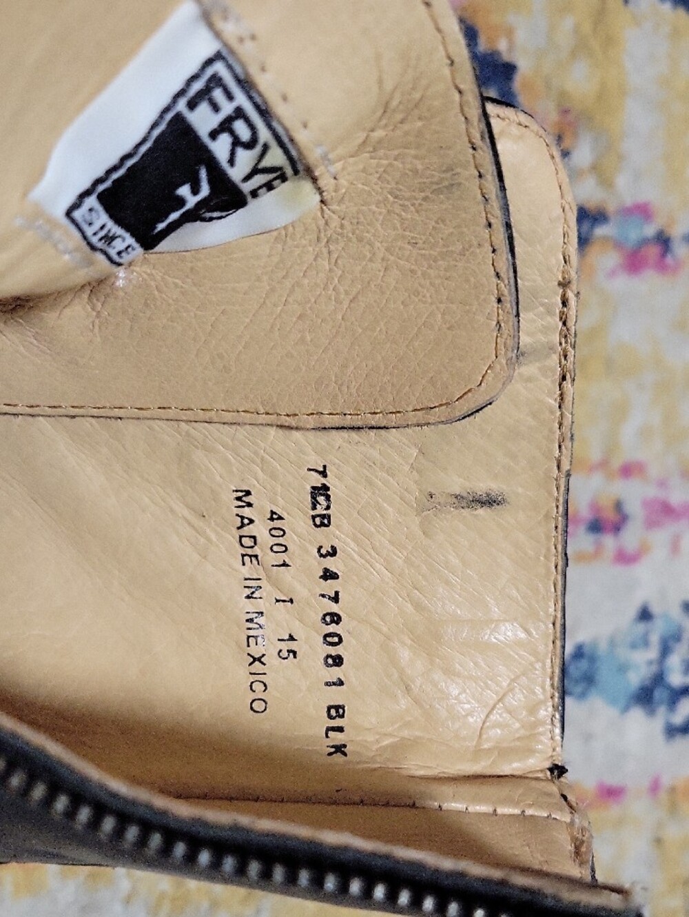 Frye Leather Combat Boots - Picture 5 of 9